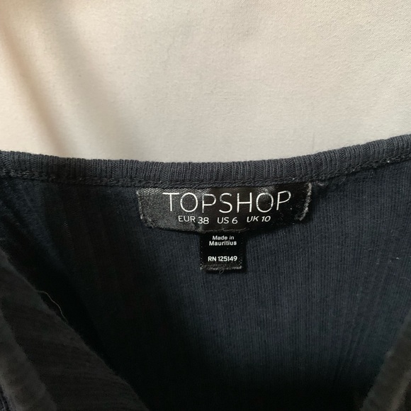 Top Shop Ribbed Tank - Picture 2 of 3